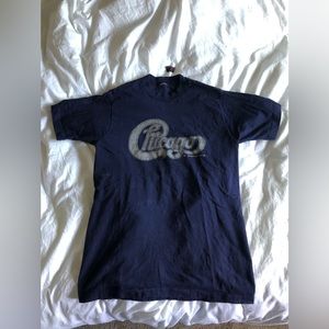 Vintage Chicago 1977 World Tour T-shirt, size medium, chest fits like small